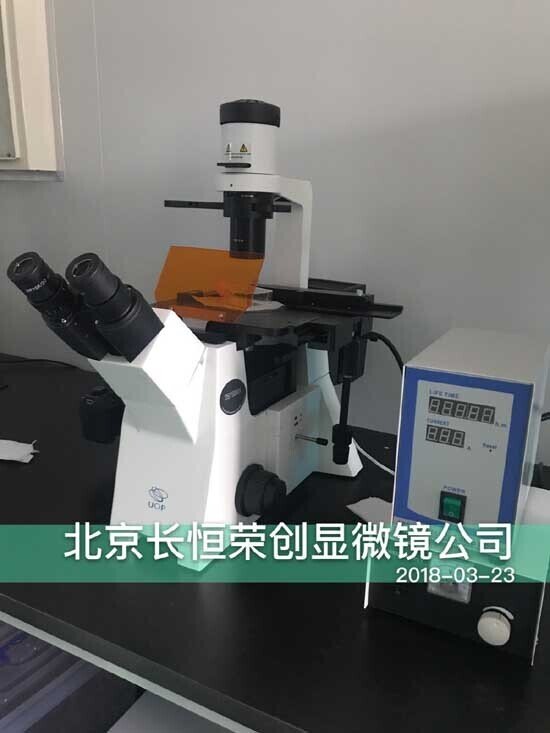 2018年 國(guó)產(chǎn)倒置熒光顯微鏡安裝于中國(guó)科學(xué)院物理所1