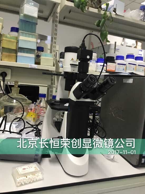 2017年 國產倒置顯微鏡安裝于上地生命科學院3