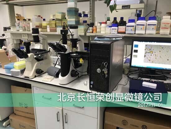 2017年 國產倒置顯微鏡安裝于上地生命科學院2