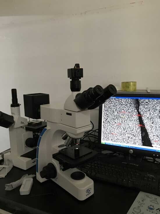 2017年 國產正置金相顯微鏡安裝于北京科技大學1