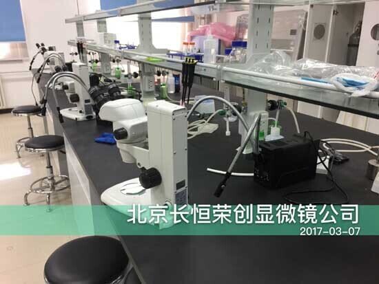 2017年 顯微鏡雙分支冷光源中標中國科學院大學3