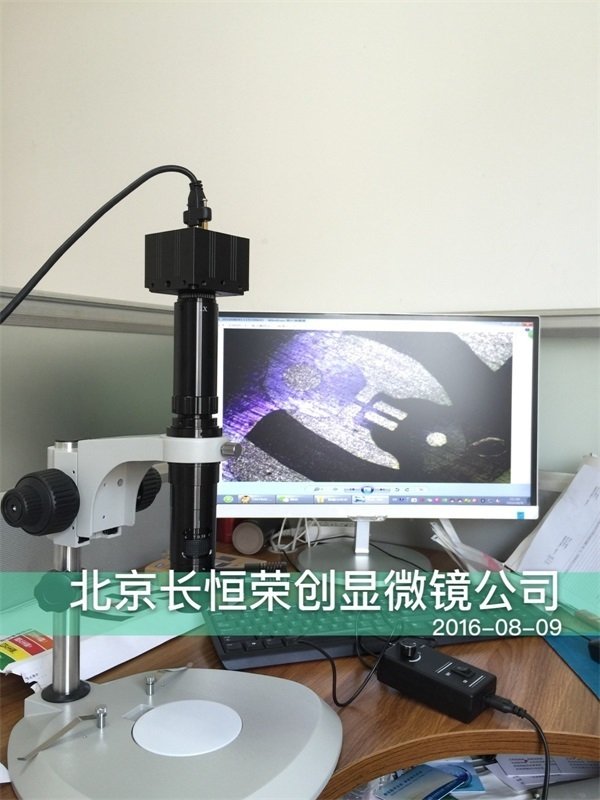 2016年8月9日芯片檢測顯微鏡的試用1